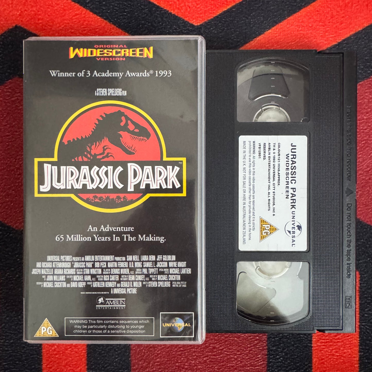 Jurassic Park Widescreen VHS Video (1993) VHR1776
