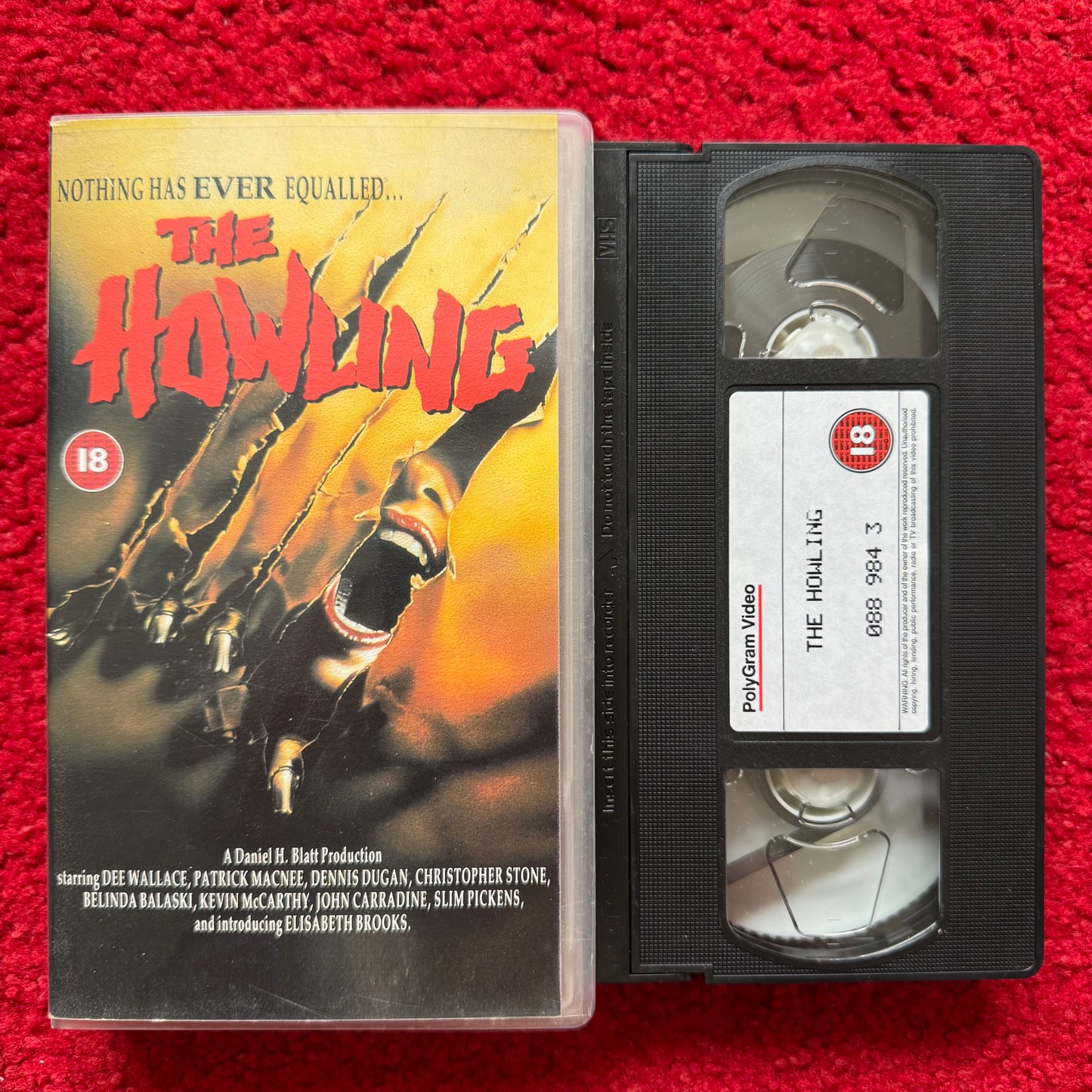 The Howling VHS Video (1981) 889843