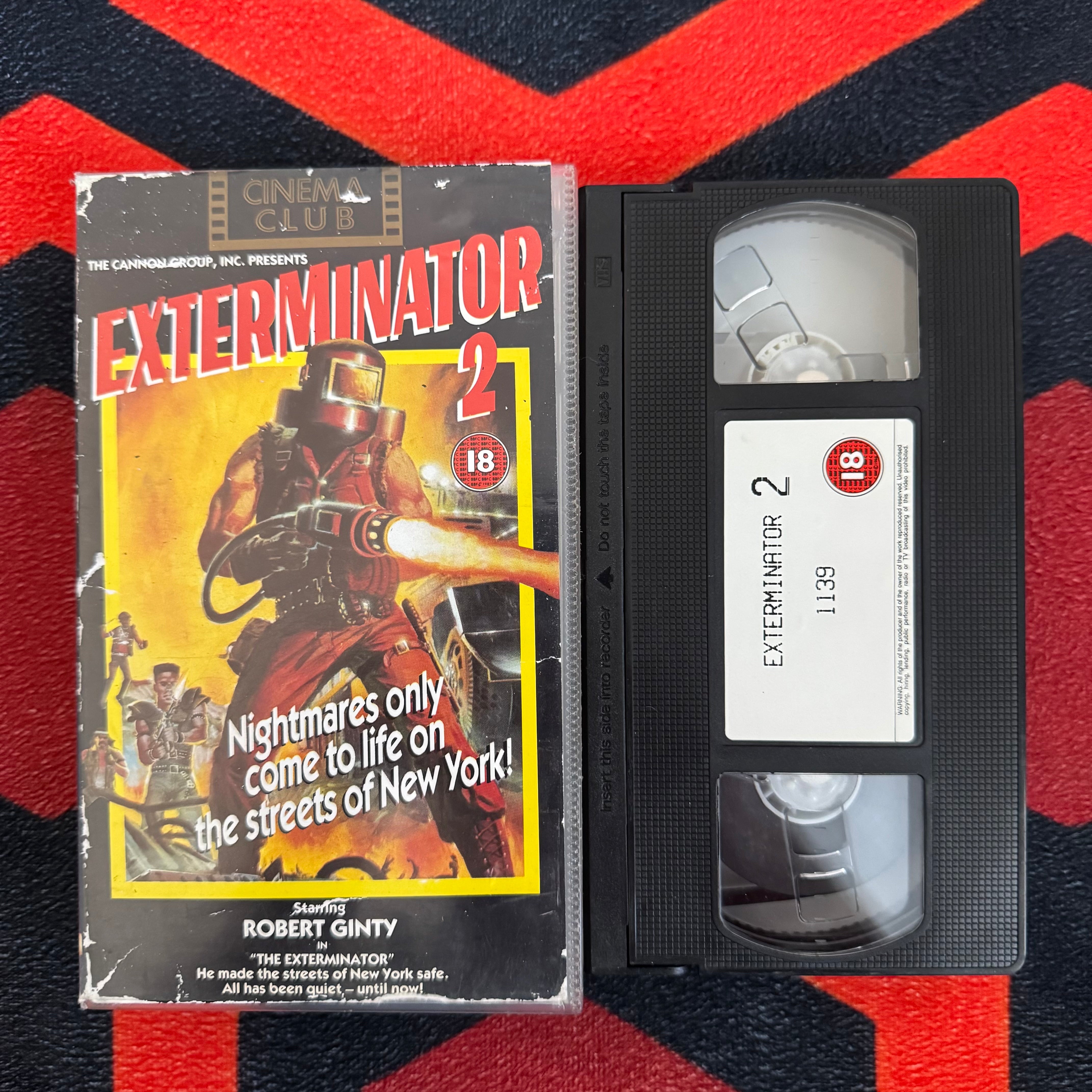 Exterminator 2 VHS Video (1984) CE1139 – Horror Stock