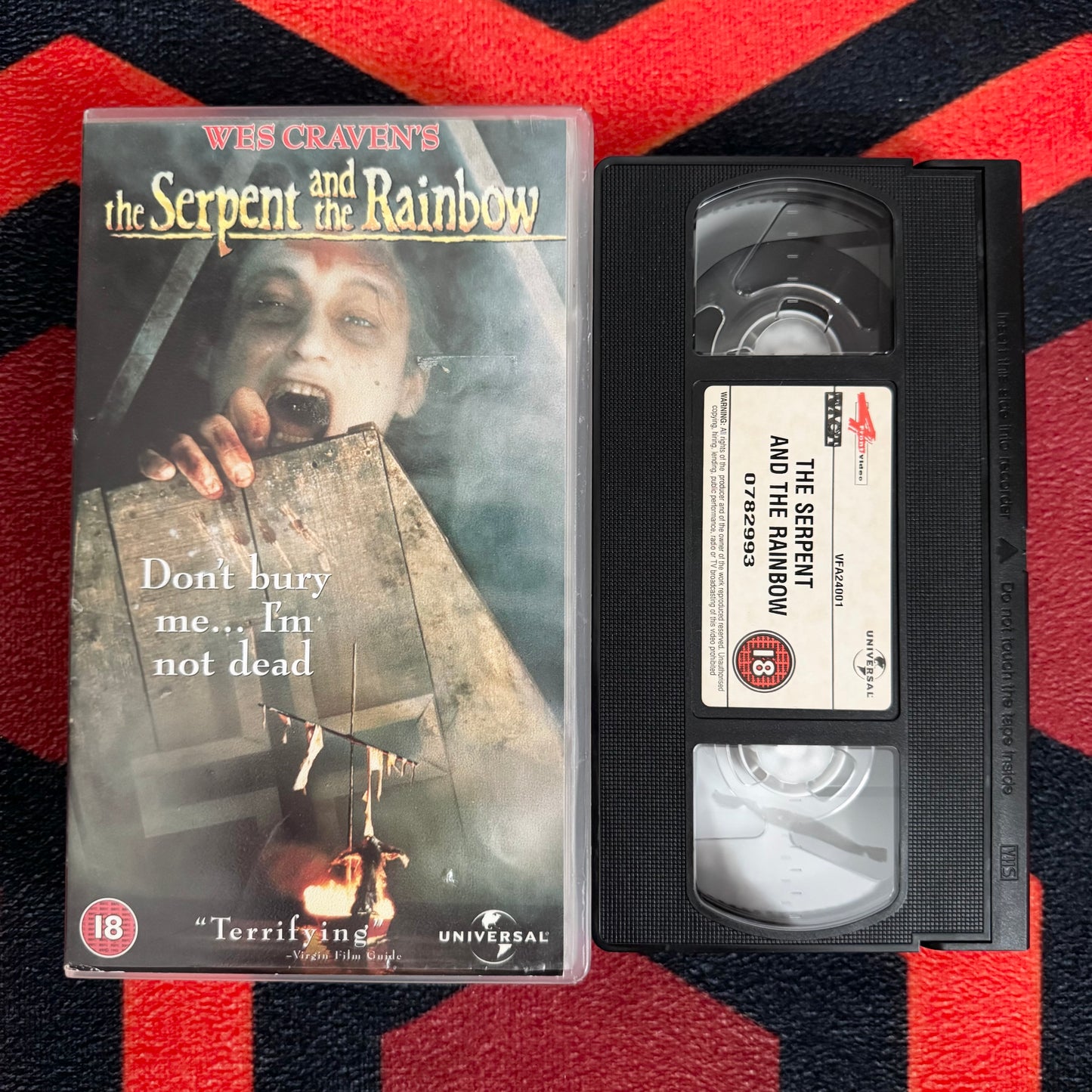 The Serpent and the Rainbow VHS Video (1988) 0782993
