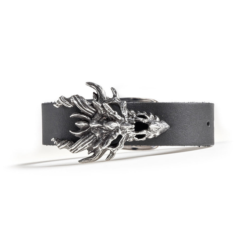 Alchemy Gothic Dragon Skull- Bracelet (A137)