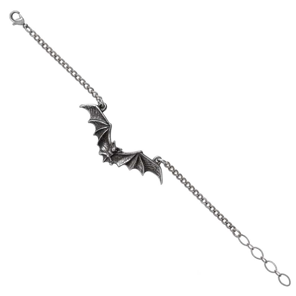 Alchemy Gothic Gothic Bat Bracelet/Wrist Chain (A142)