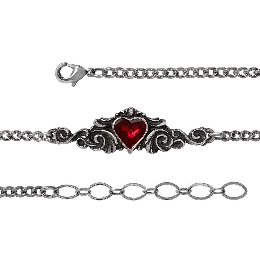 Alchemy Gothic Betrothal Bracelet/Wrist Chain (A145)