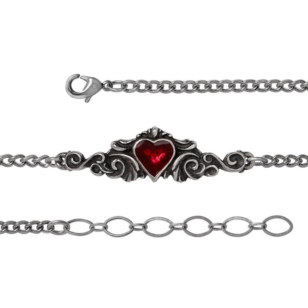 Alchemy Gothic Betrothal Bracelet/Wrist Chain (A145)