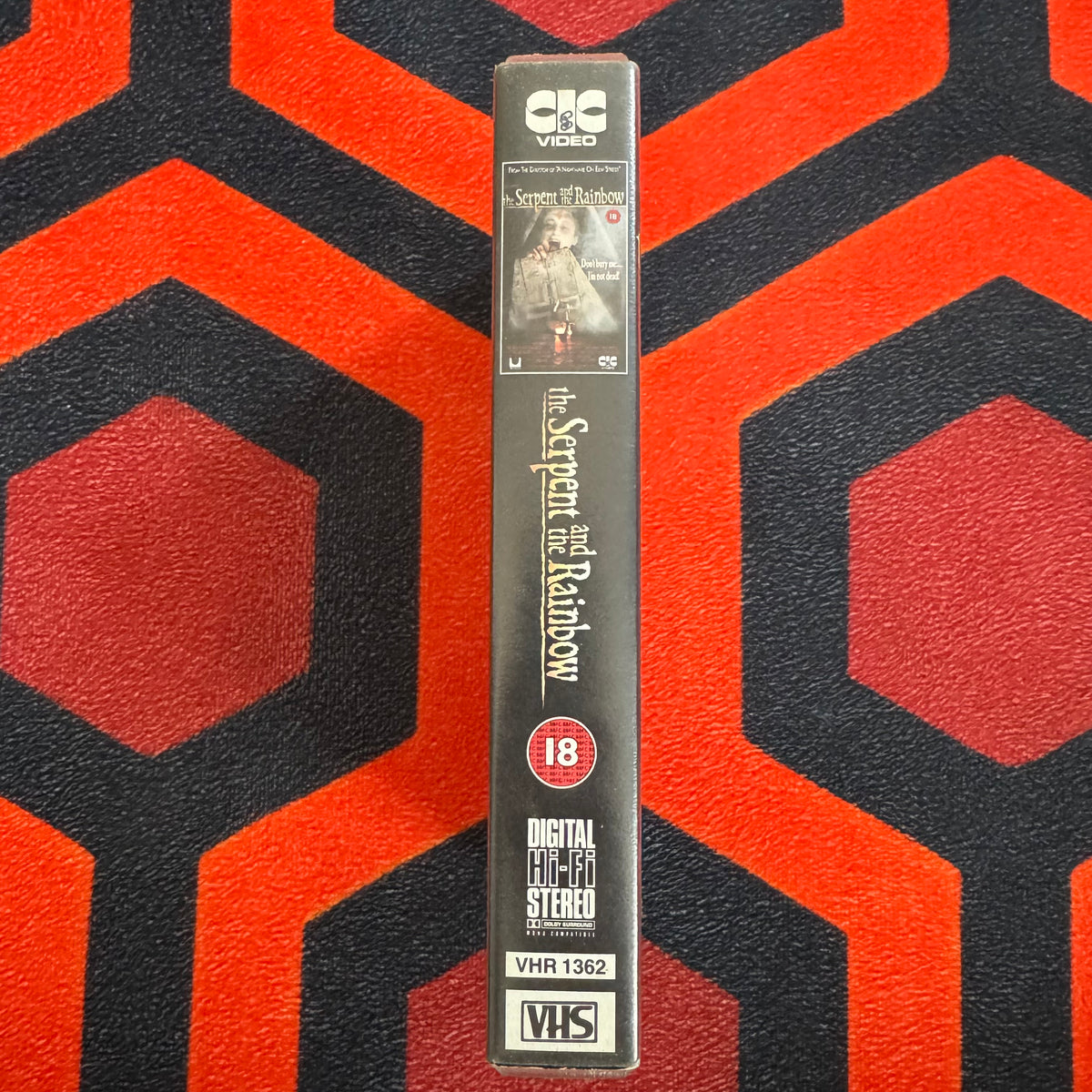 The Serpent and the Rainbow VHS Video (1988) VHR1362