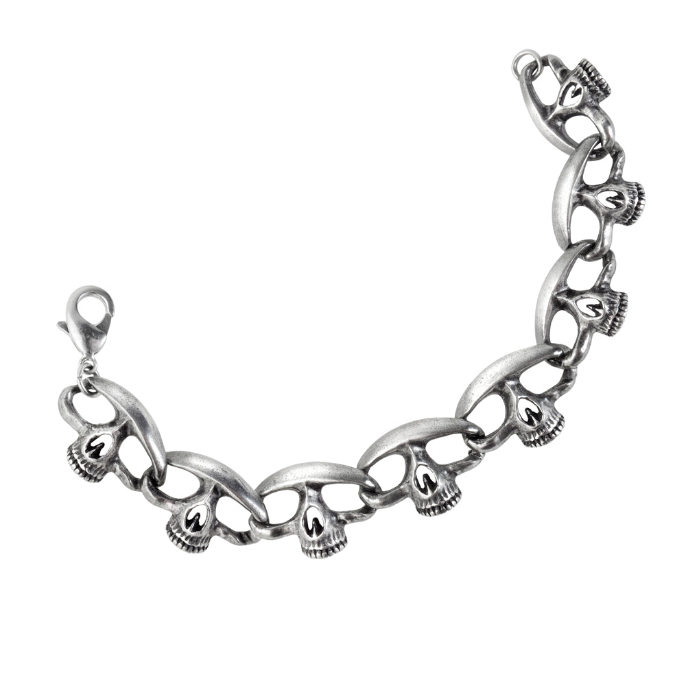 Alchemy Gothic Headcount Chain Bracelet (A92L)