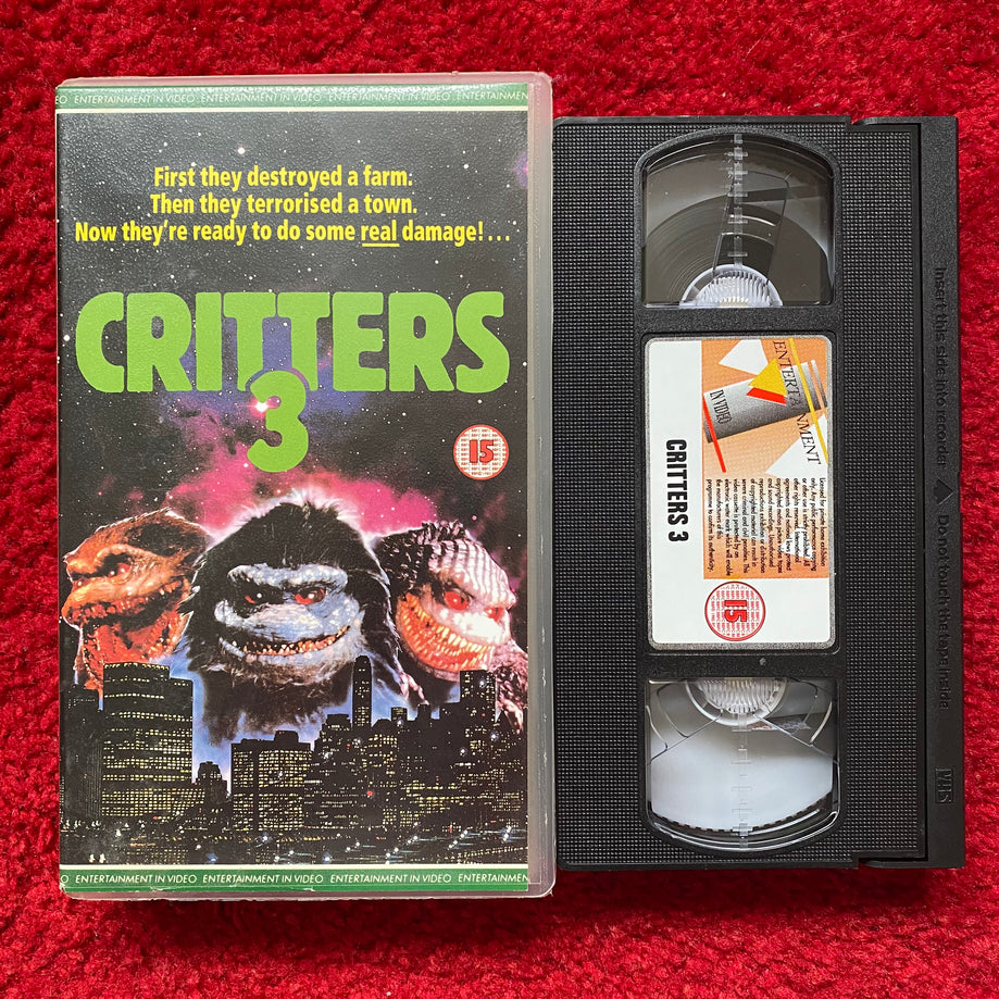 Critters 3 VHS Video (1991) EVS1093