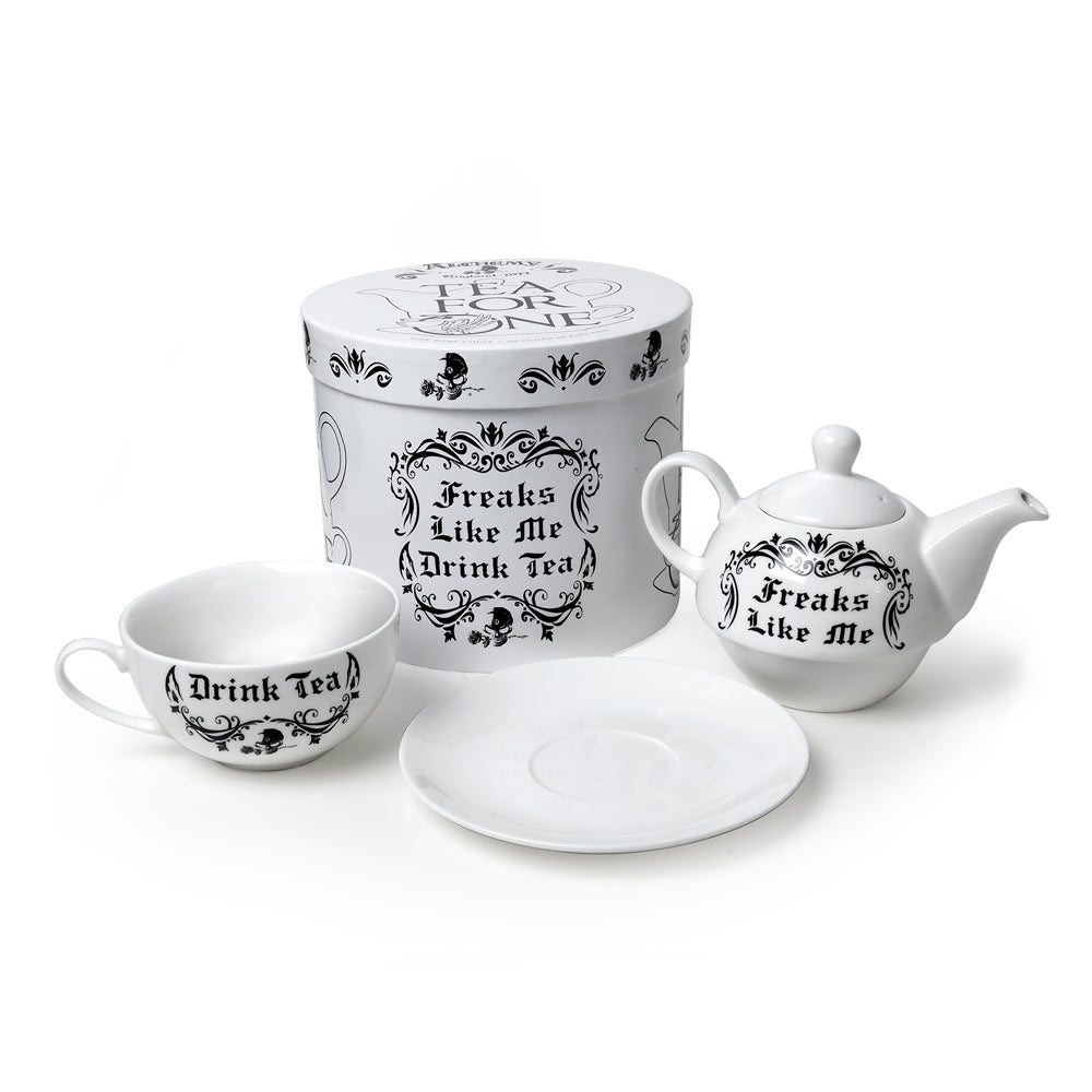 Alchemy Gothic Freaks Like Me Drink Tea: Tea for One Set (ATS2)