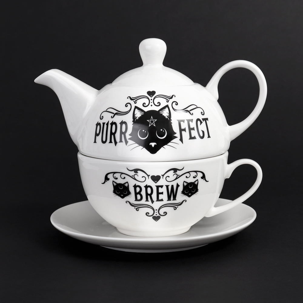 Alchemy Gothic Purrfect Brew: Tea for One Set (ATS4)