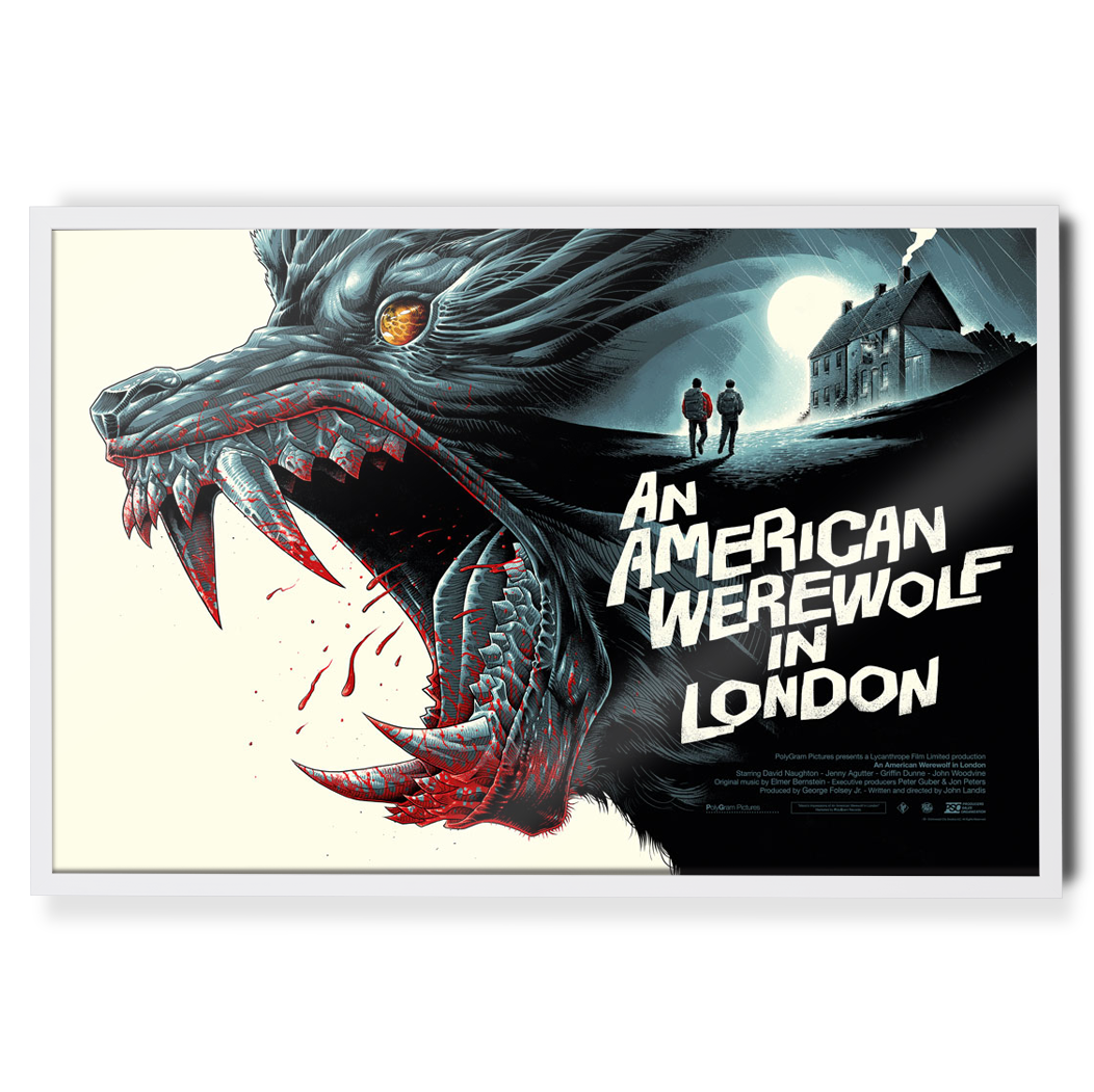 An American Werewolf In London Horror Poster