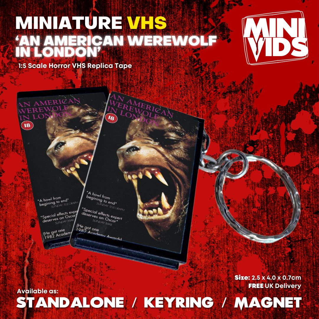 An American Werewolf in London 'MiniVids' Miniature Horror VHS