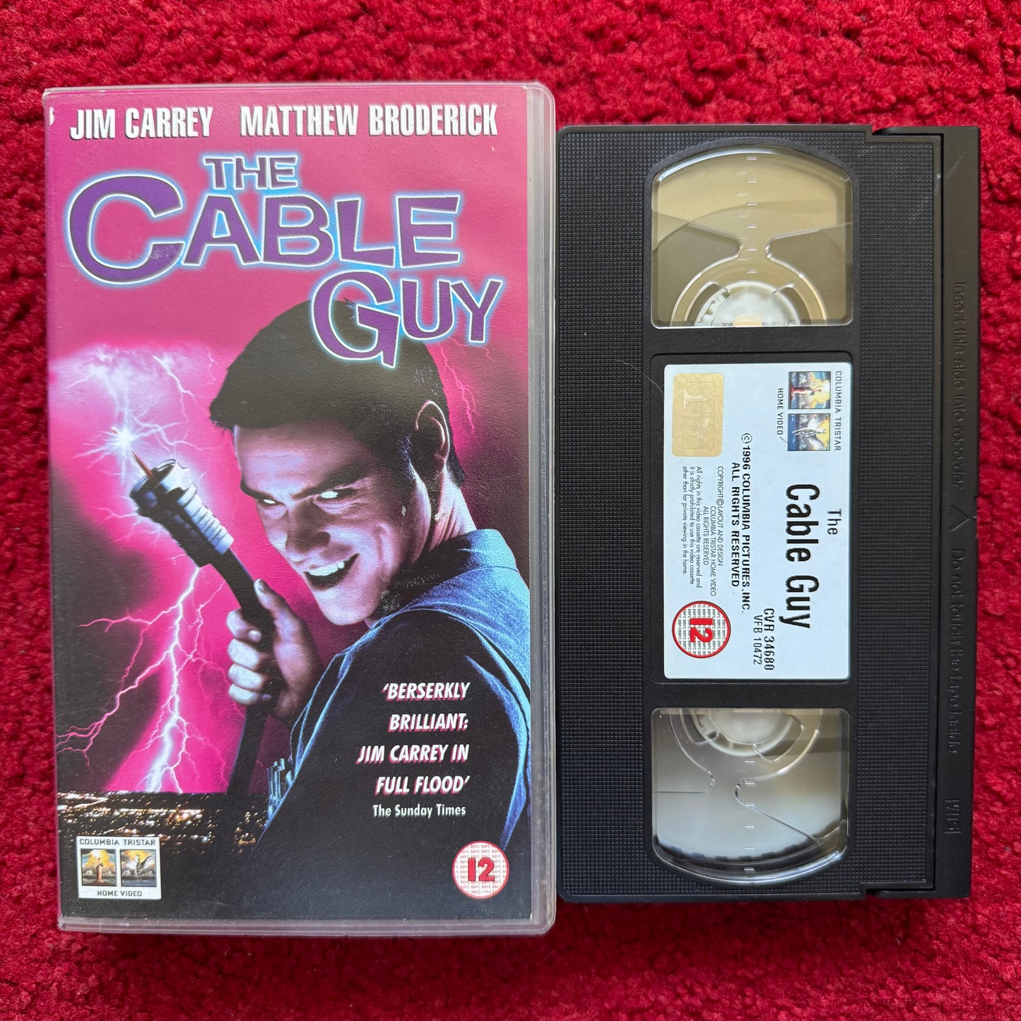 The Cable Guy VHS Video (1995) CVR34680