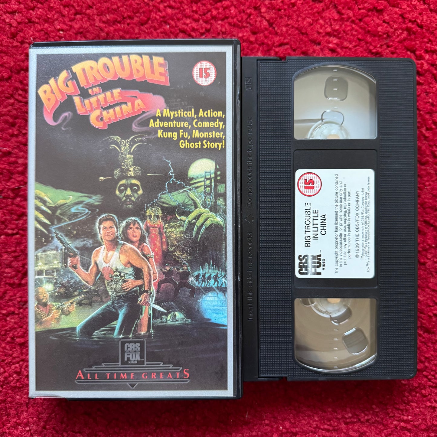 Big Trouble In Little China VHS Video (1986) 1502