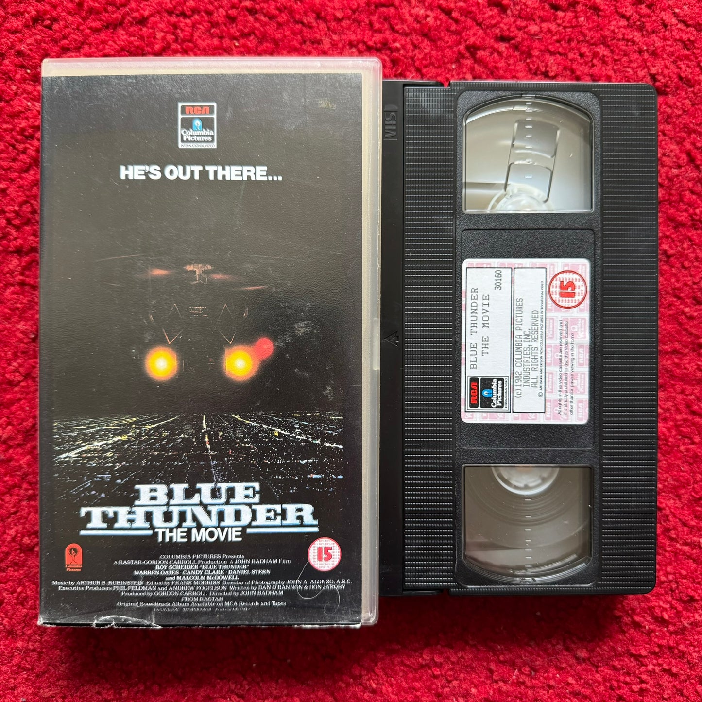 Blue Thunder The Movie VHS Video (1983) CVT30160