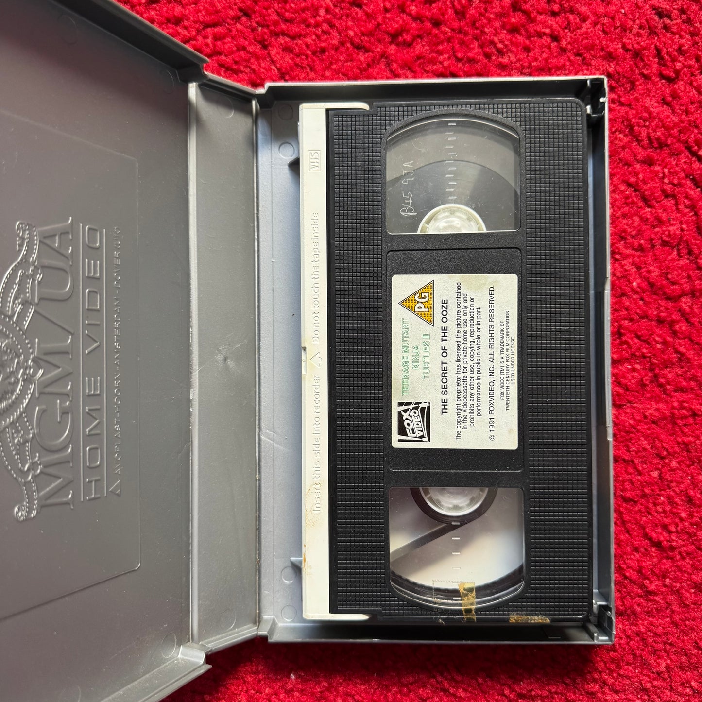 Teenage Mutant Ninja Turtles II: The Secret of the Ooze VHS Video (1991) 1921R