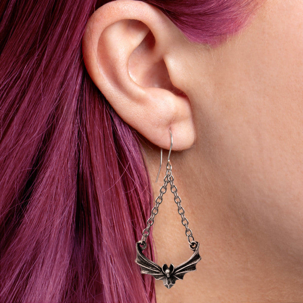 Alchemy Gothic The Attic Pair of Dropper Earrings (E479)
