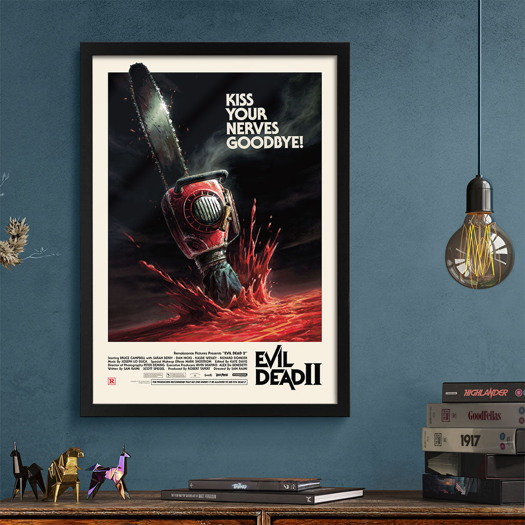 Evil Dead II Horror Poster