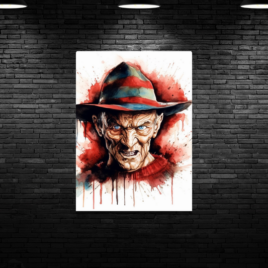 Freddy Krueger, A Nightmare on Elm Street - Horror Icons Wall Art Digital Print