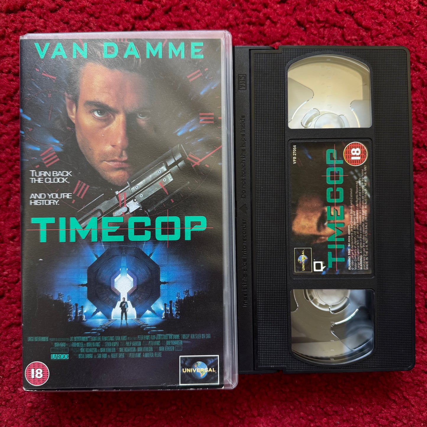 Timecop VHS Video (1994) VHR1802