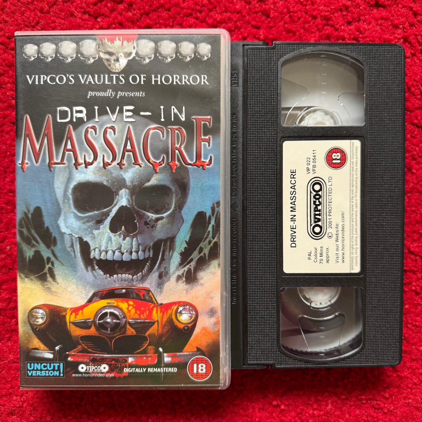 Drive-In Massacre VHS Video (1976) VIP022
