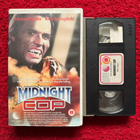 Midnight Cop Ex Rental VHS Video (1988) HFV2031