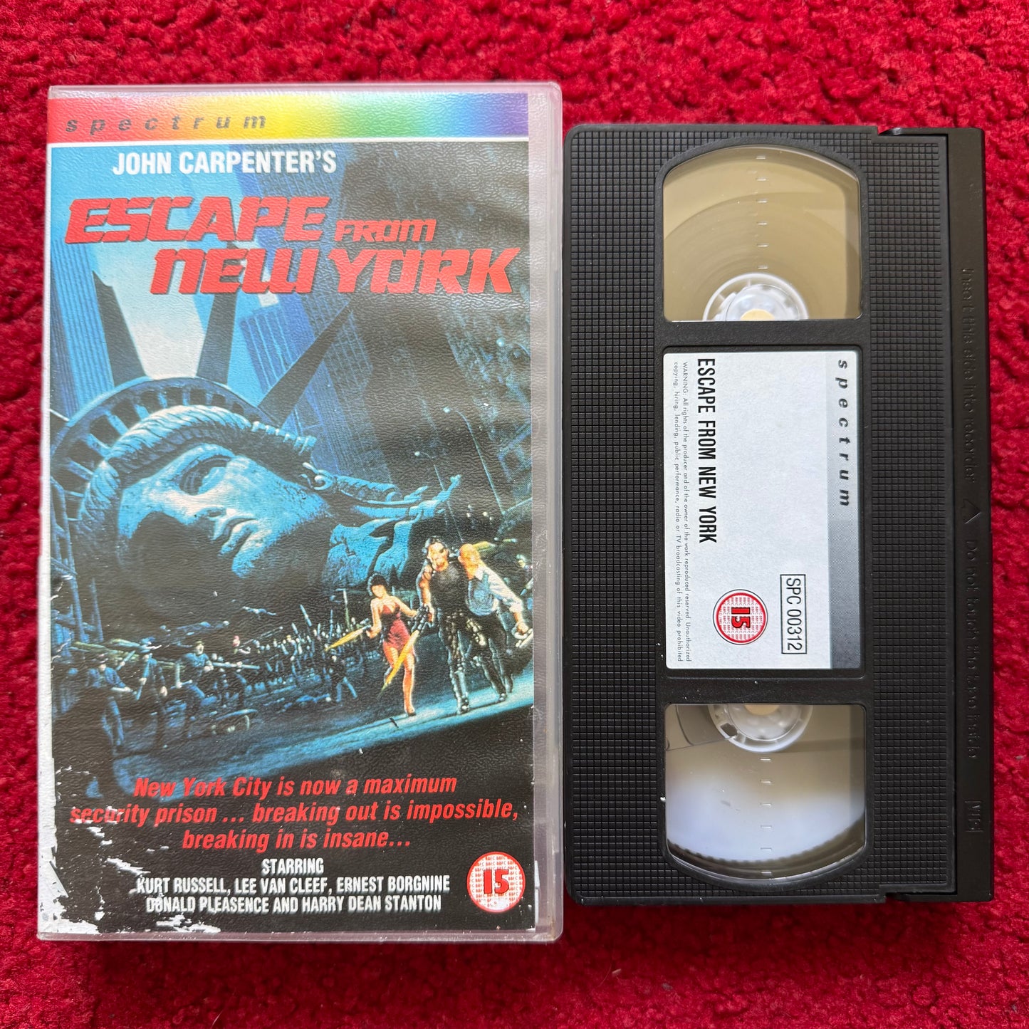 Escape From New York VHS Video (1981) SPC00312
