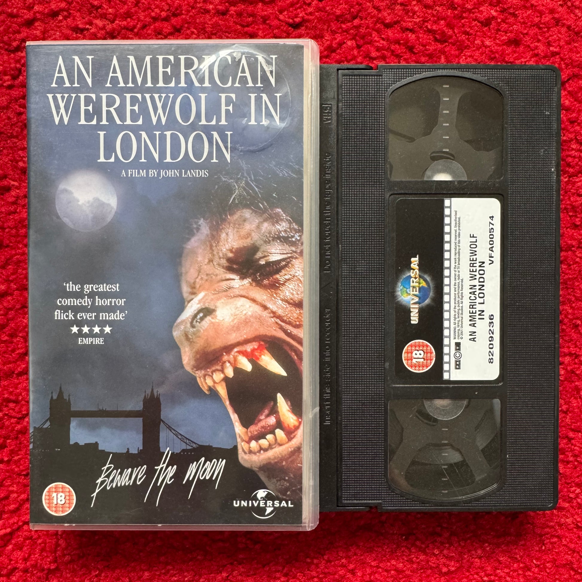 An American Werewolf In London VHS Video (1981) 8209236