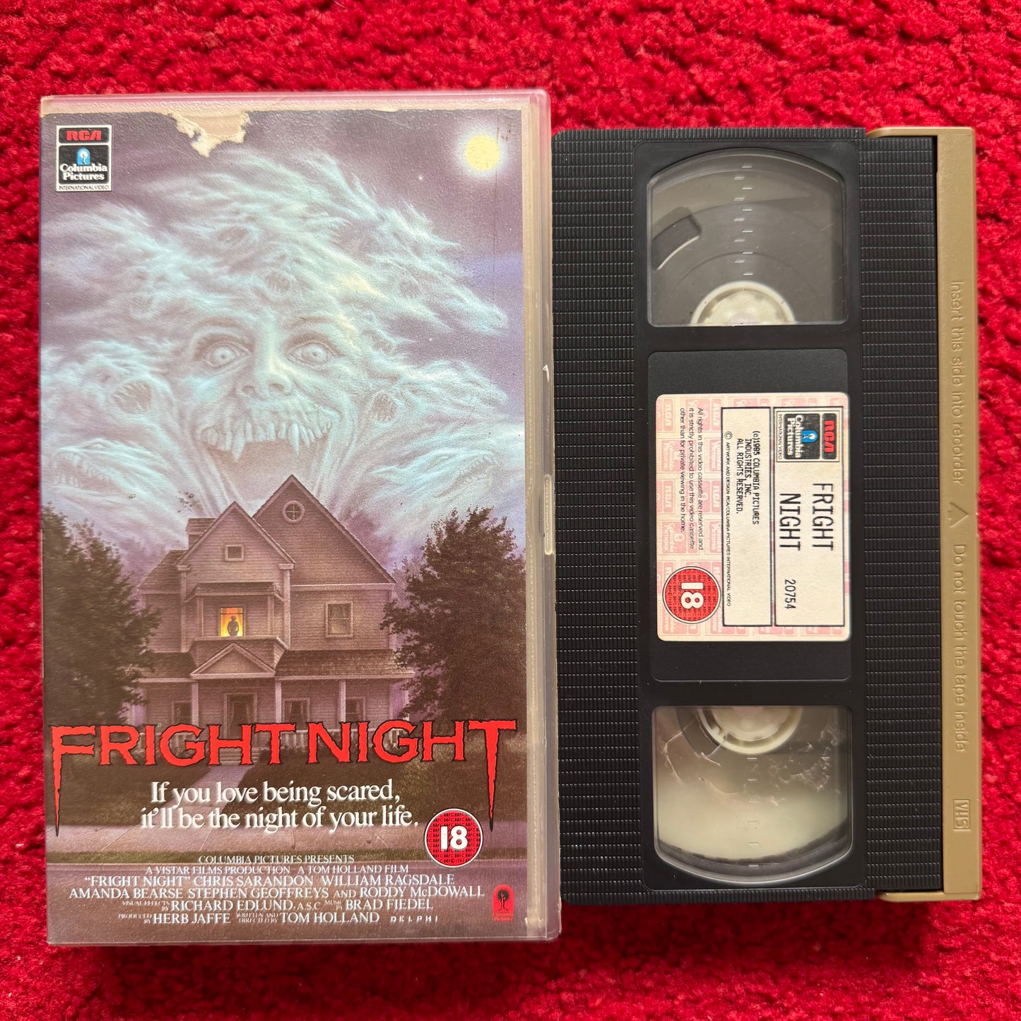 Fright Night VHS Video (1985) CVT20754