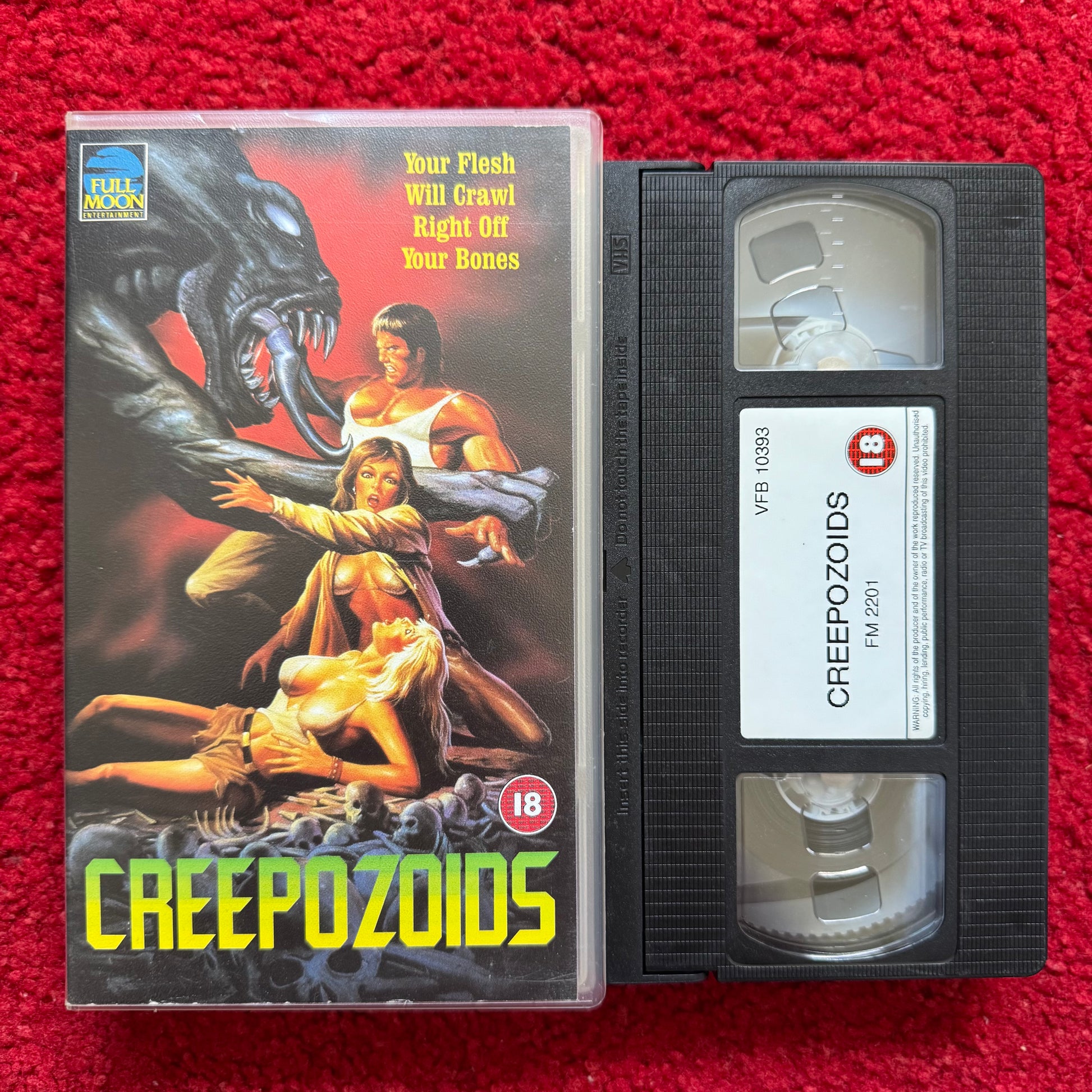 Creepozoids VHS Video (1987) FM2201