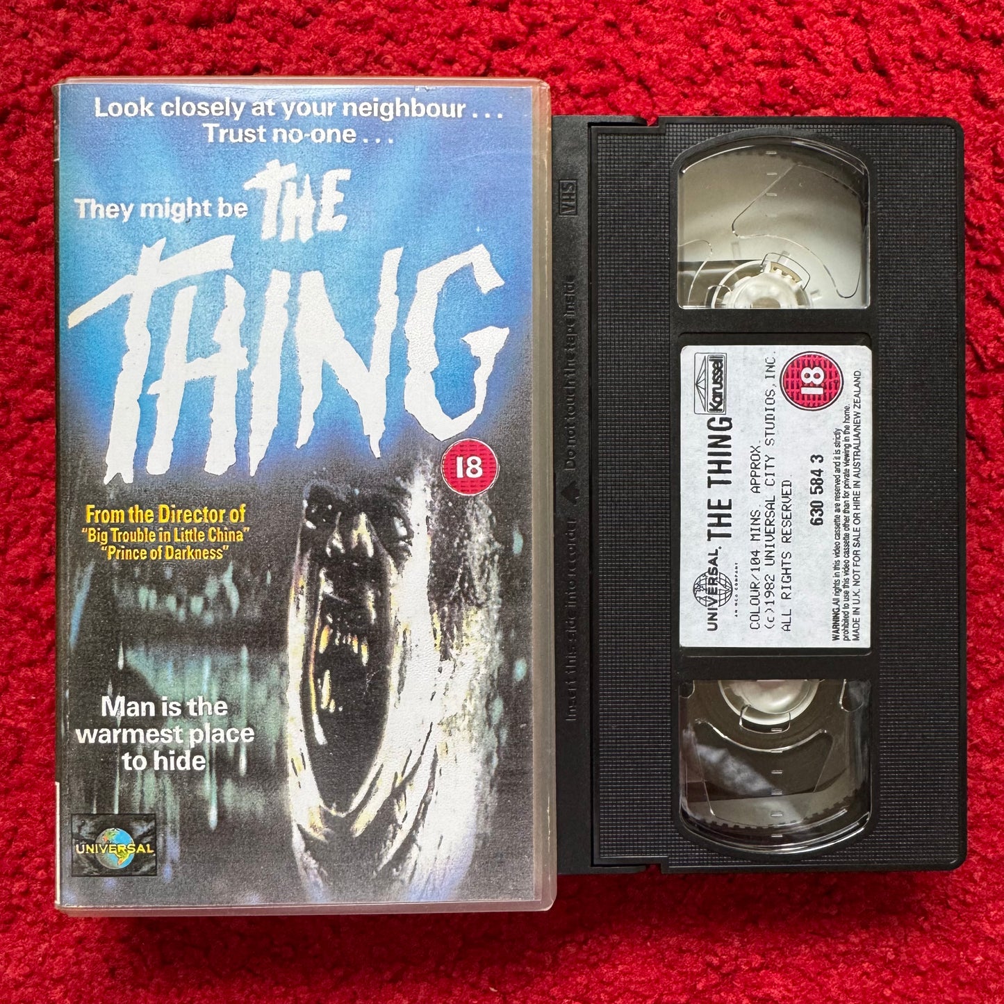 The Thing VHS Video (1982) 6305843