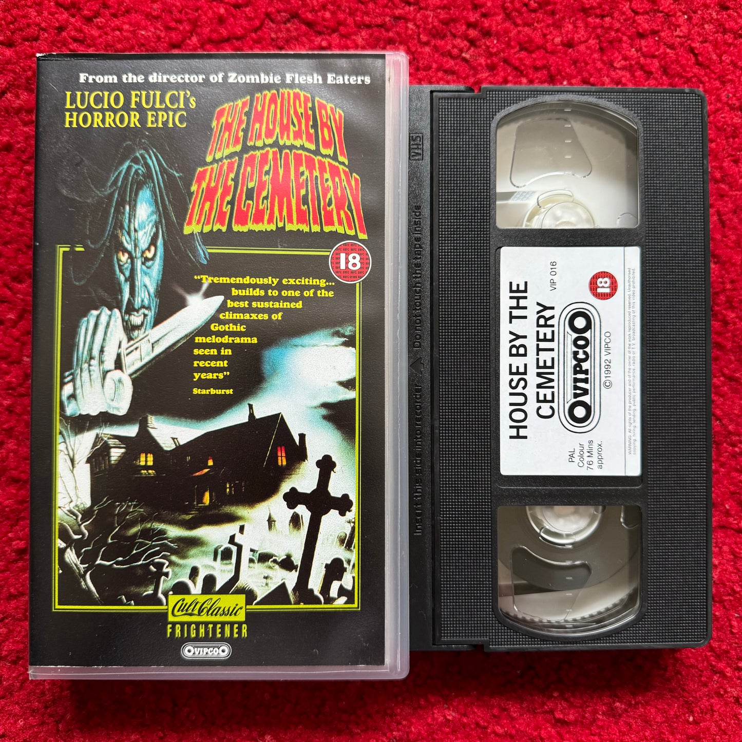 The House By The Cemetery VHS Video (1981) VIP016