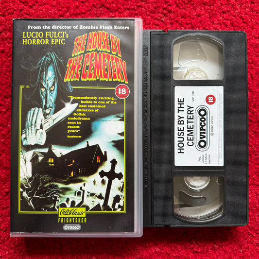 The House By The Cemetery VHS Video (1981) VIP016