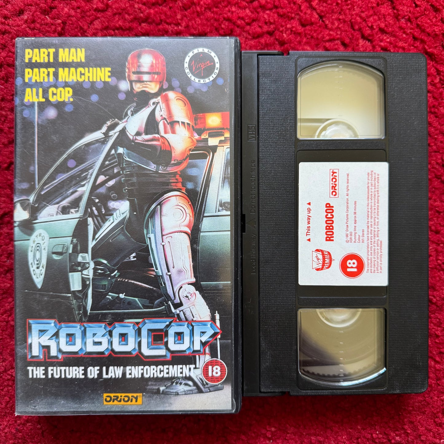 RoboCop VHS Video (1987) VVD576