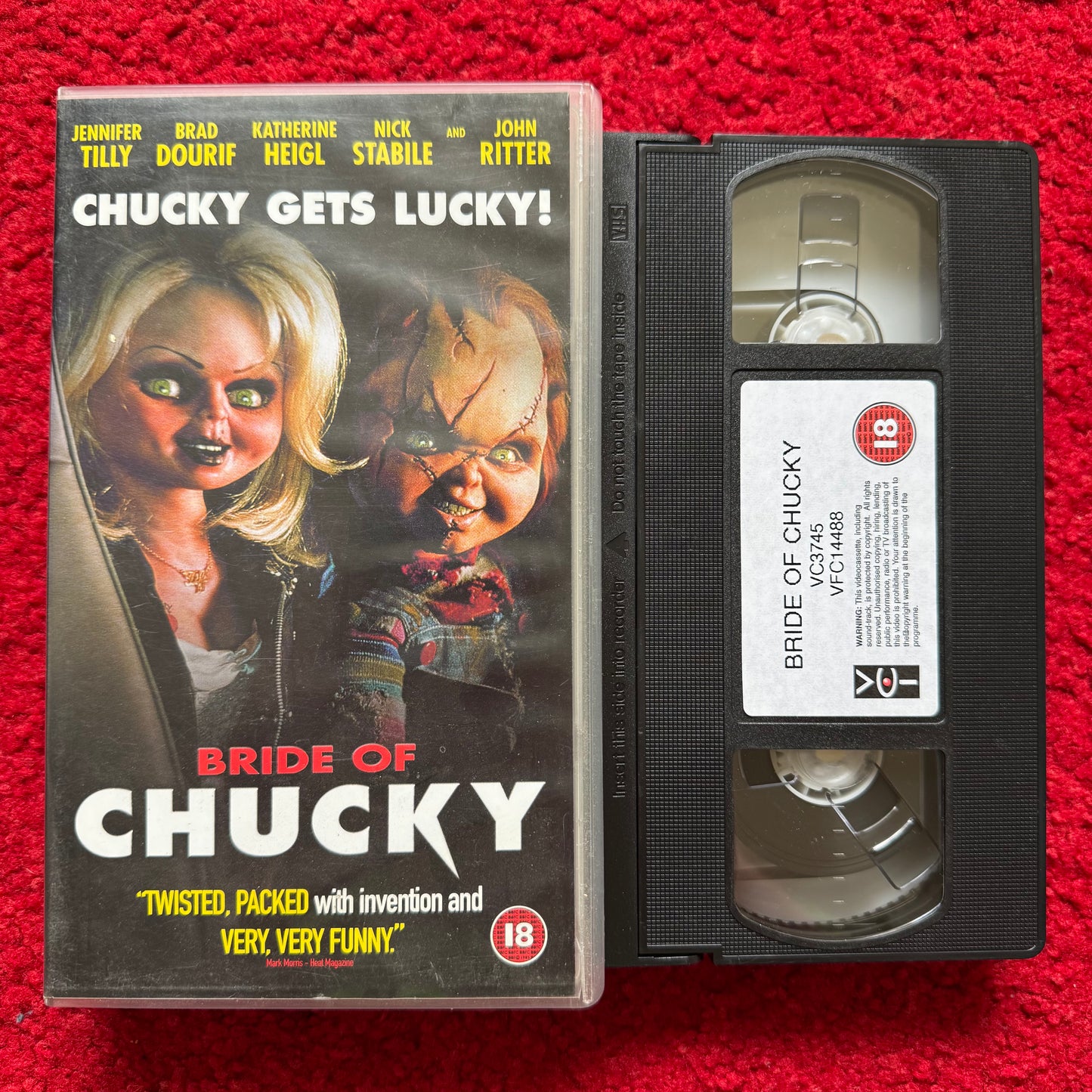 Bride of Chucky VHS Video (1998) VC3745