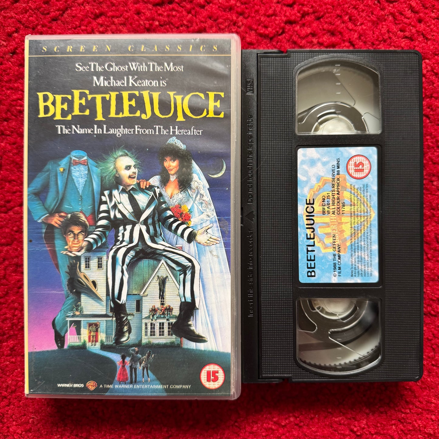 Beetlejuice VHS Video (1988) S011785