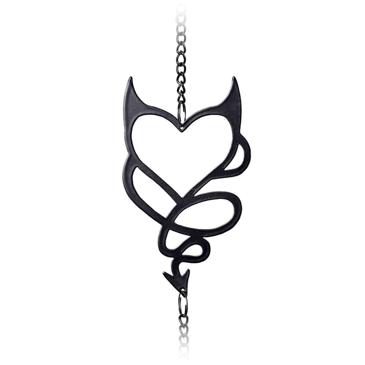 Alchemy Gothic Devil Heart Hanging Decoration (HD19)