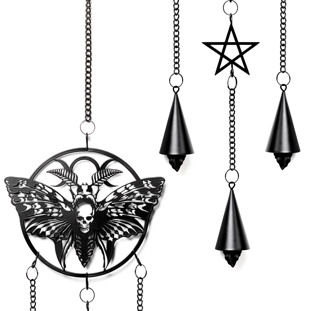 Alchemy Gothic Death's Head Moth Hanging Decoration (HD31)
