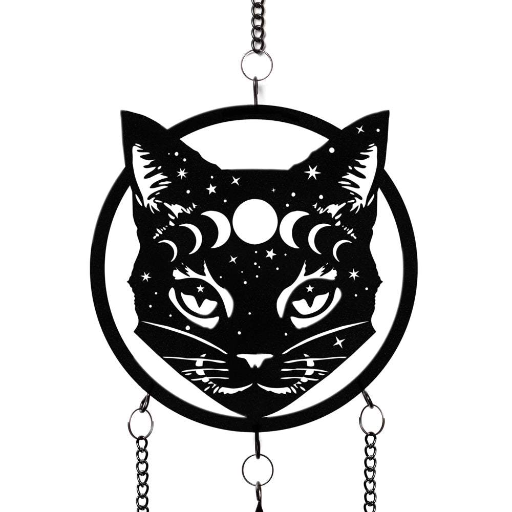 Alchemy Gothic Celestial Cat Hanging Decoration (HD34)