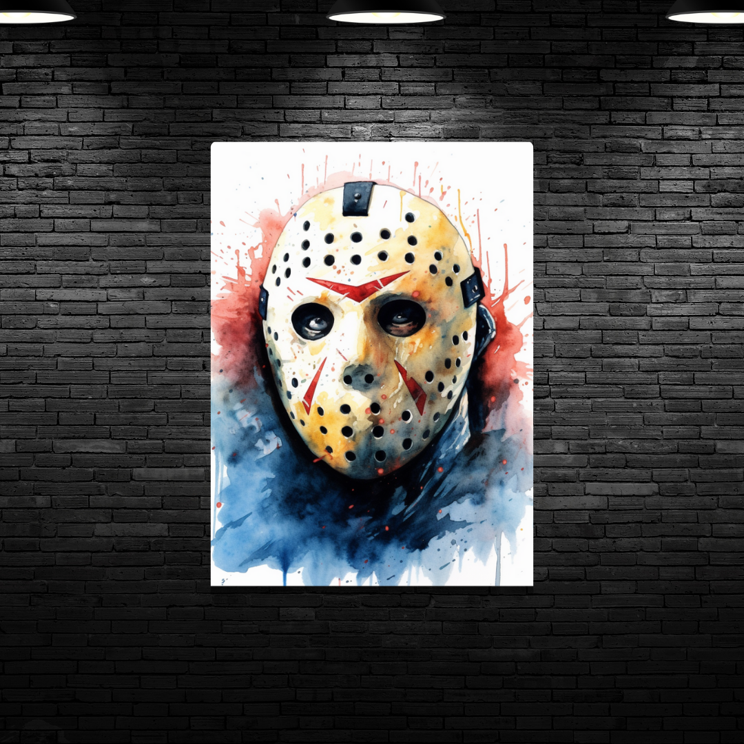 Jason Vorhees, Friday the 13th - Horror Icons Wall Art Digital Print