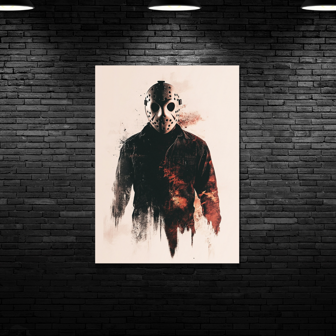 Jason Vorhees, Friday the 13th - Horror Icons Wall Art Digital Print
