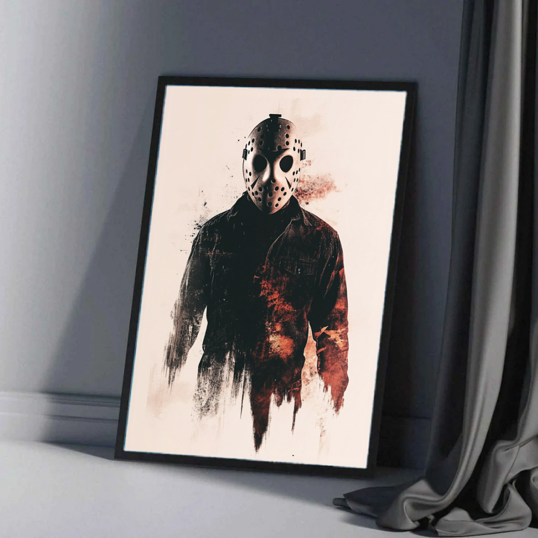 Jason Vorhees, Friday the 13th - Horror Icons Wall Art Digital Print