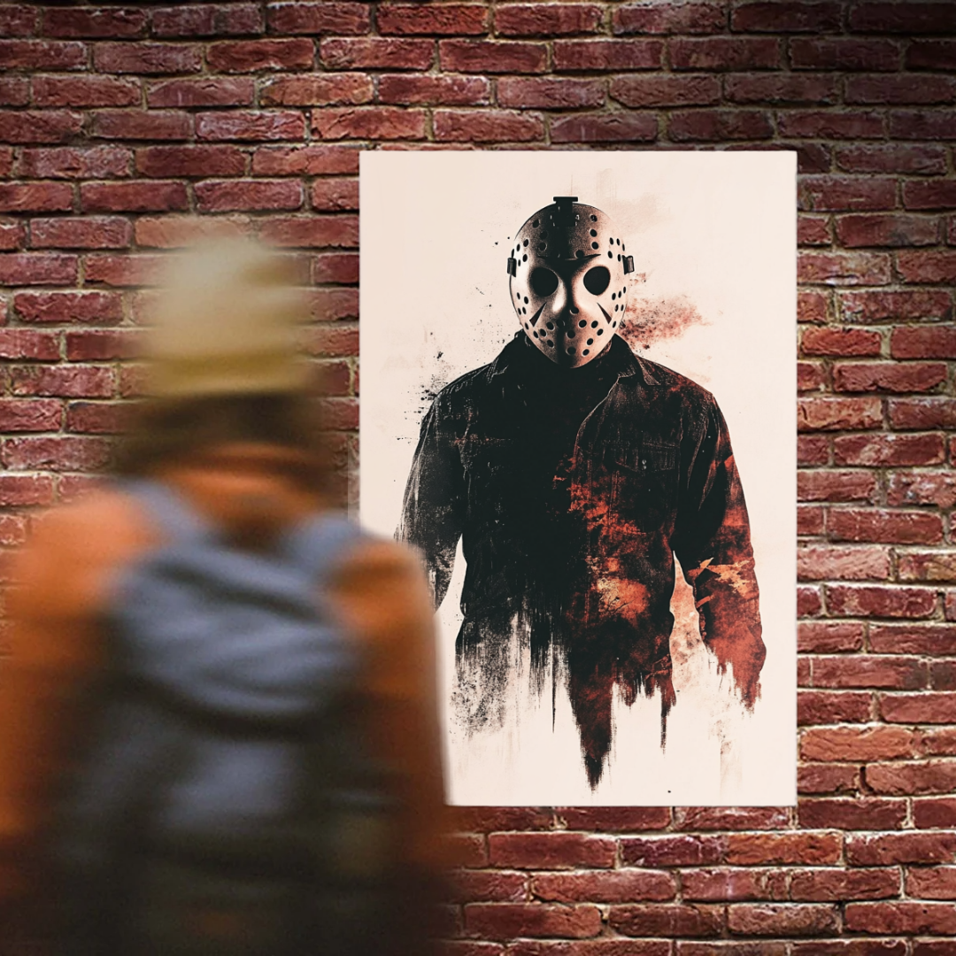 Jason Vorhees, Friday the 13th - Horror Icons Wall Art Digital Print