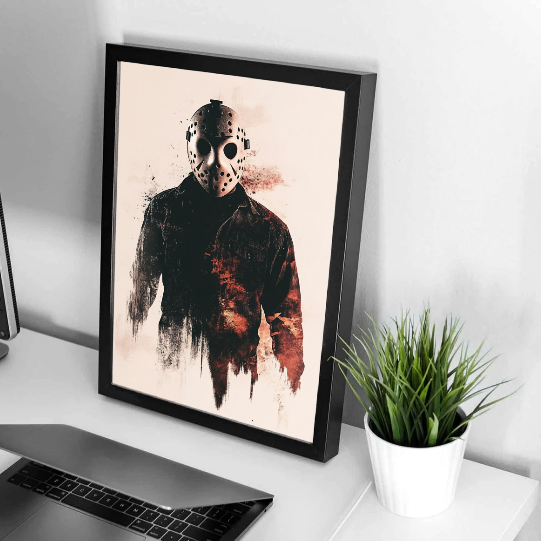 Jason Vorhees, Friday the 13th - Horror Icons Wall Art Digital Print