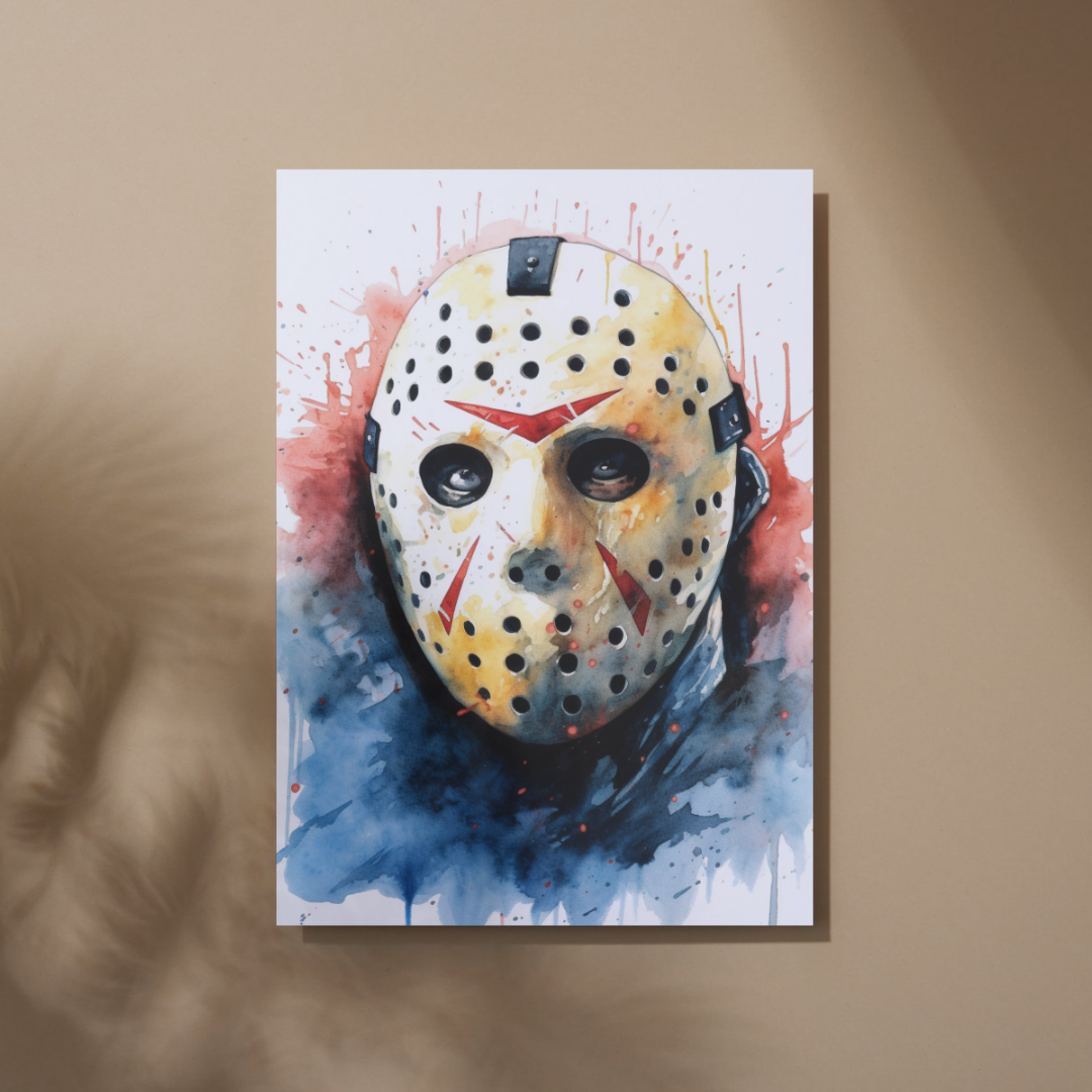 Jason Vorhees, Friday the 13th - Horror Icons Wall Art Digital Print