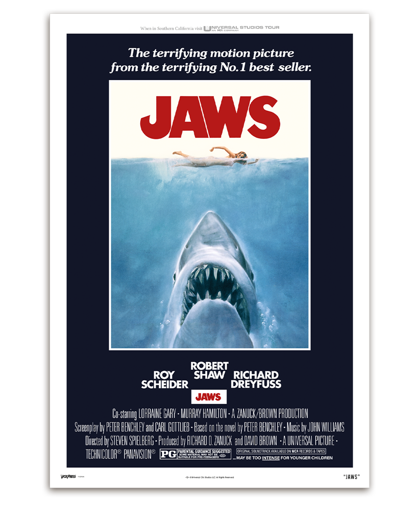 Jaws (One Sheet) Horror Poster
