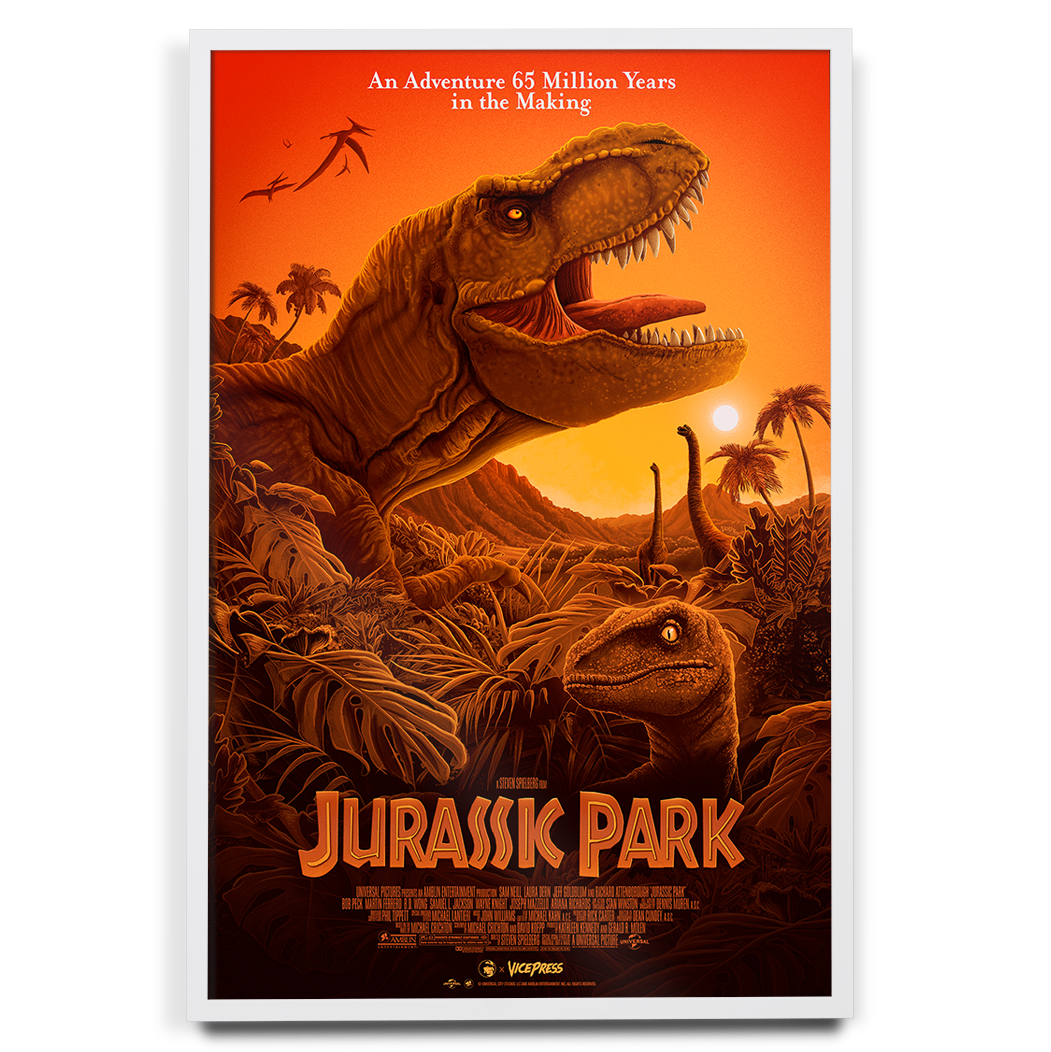 Jurassic Park Horror Poster