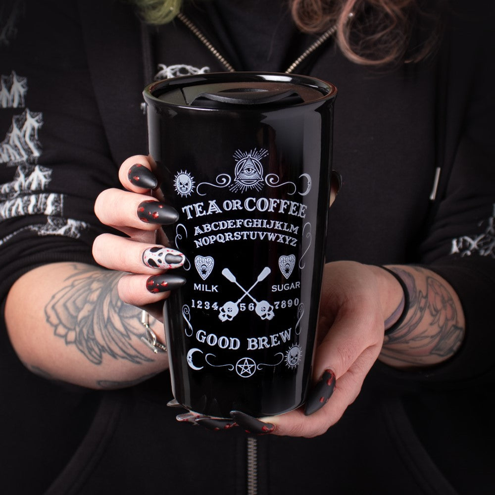 Alchemy Gothic Ouija - Good Brew Travel Mug (MRDWM10)