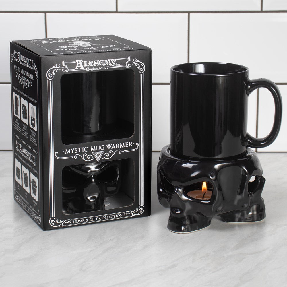 Alchemy Gothic Skull Design Mug Warmer (MWCB4)