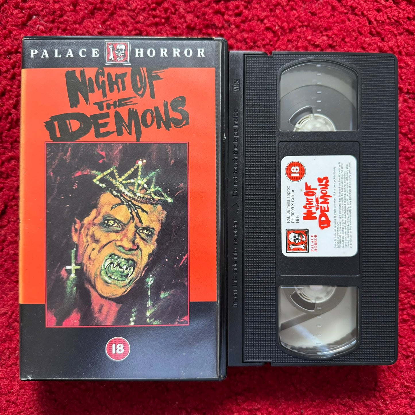 Night Of The Demons VHS Video (1988) PH9009X