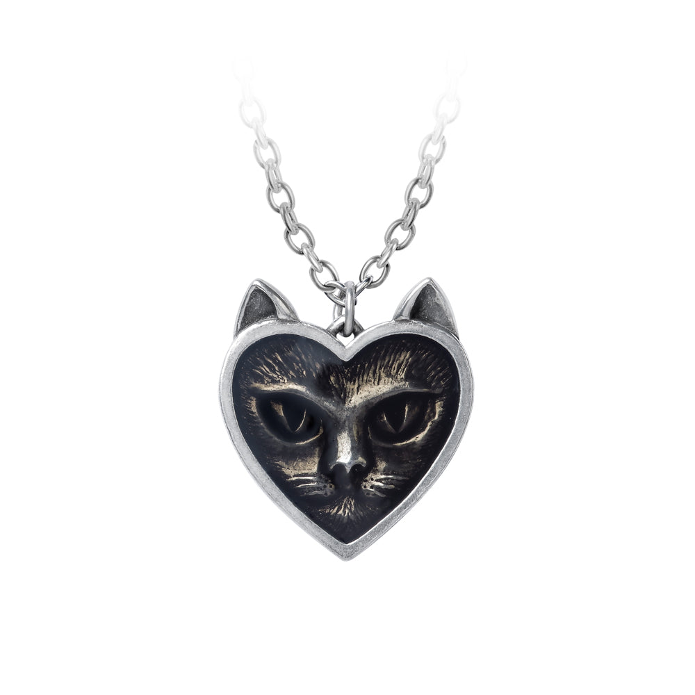 Alchemy Gothic Love Cat Pendant (P884)